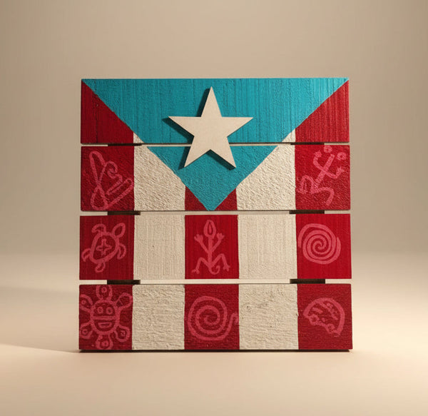 Boricua Taino Wood Panel