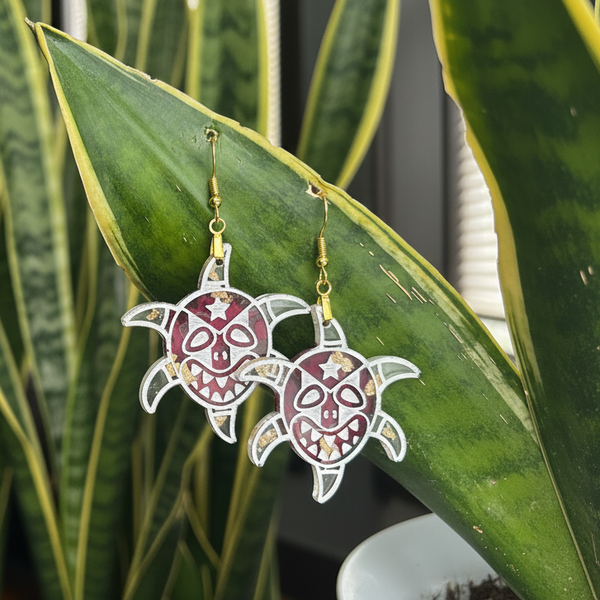 Vejigante Resin Earrings