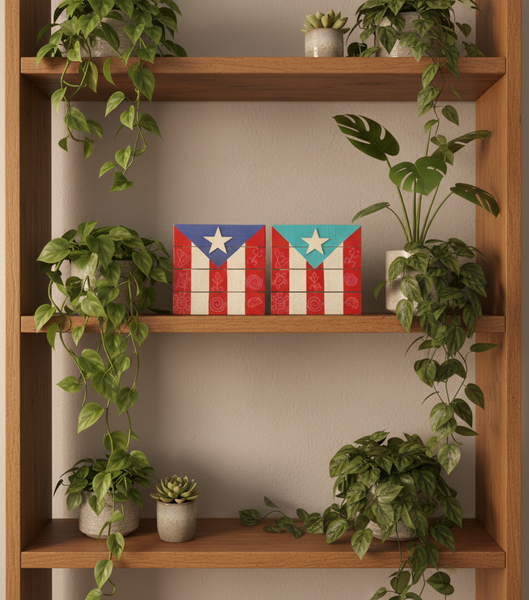 Boricua Taino Wood Panel