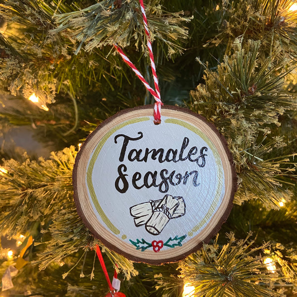 Tamales Season Single Ornament of