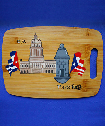 CUBA - PUERTO RICO Cutting Board