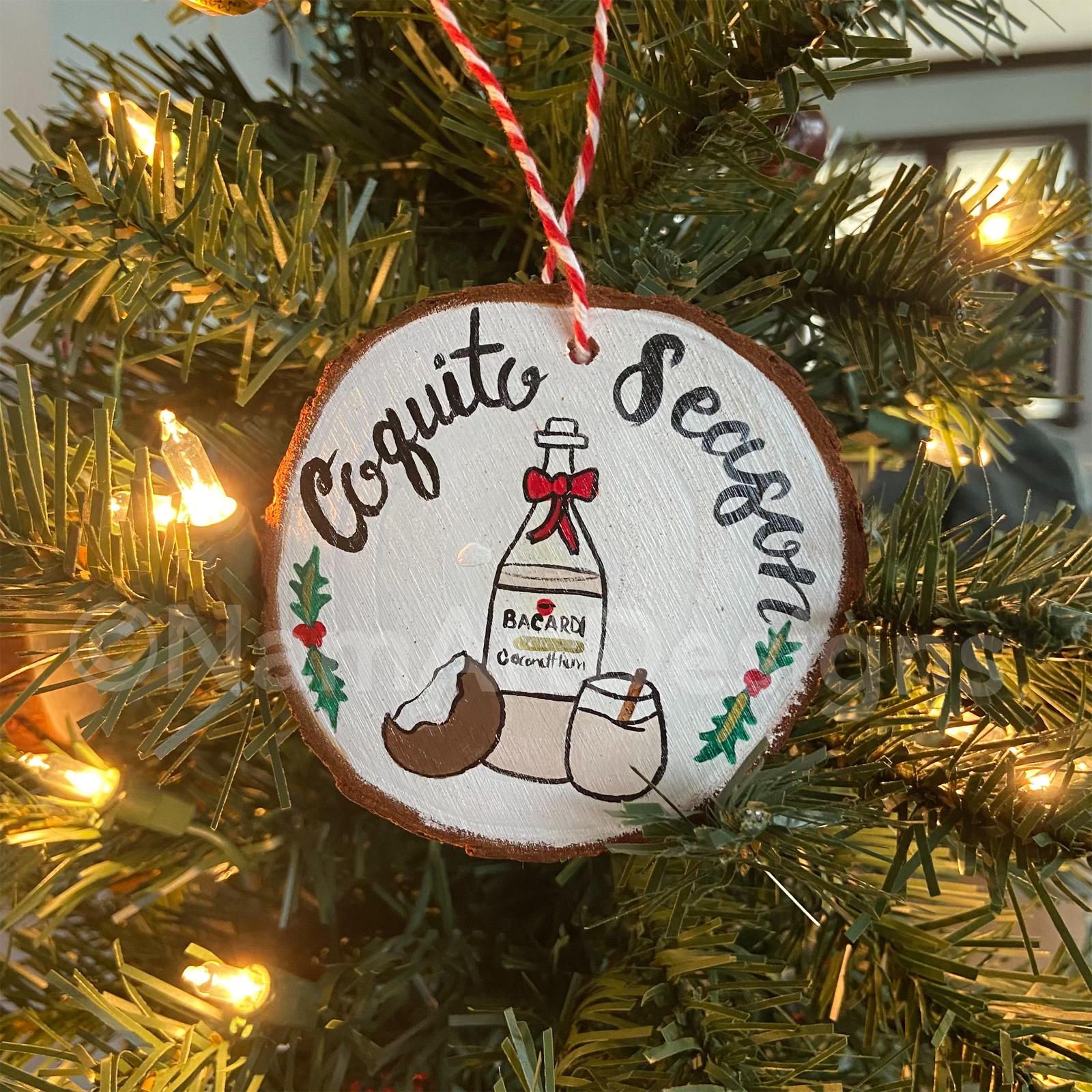 Boricua Coquito Ornament Set