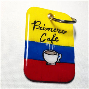 Colombia Cafe Keychain