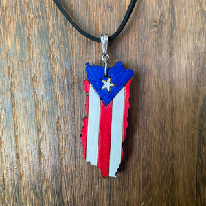 Puerto Rico Isla Necklace