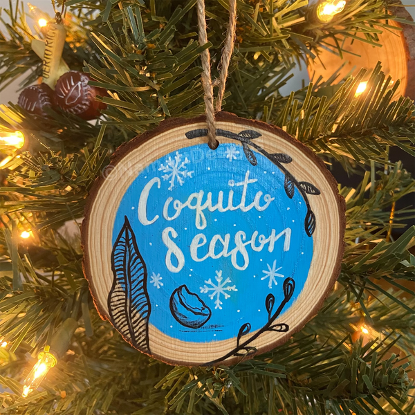 Coquito Season Single Ornament