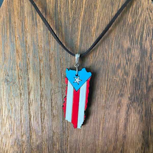 Puerto Rico Isla Necklace