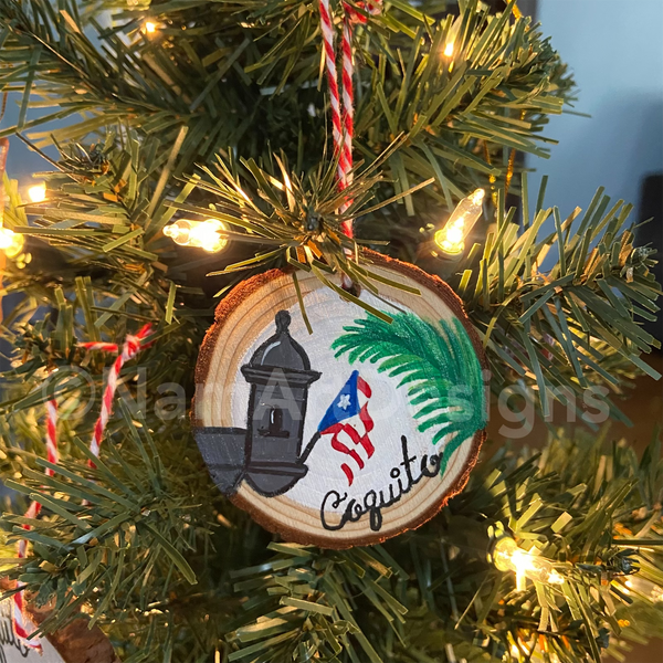 Boricua Coquito Ornament Set